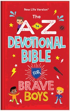 portada The A to Z Devotional Bible for Brave Boys: New Life Version (en Inglés)