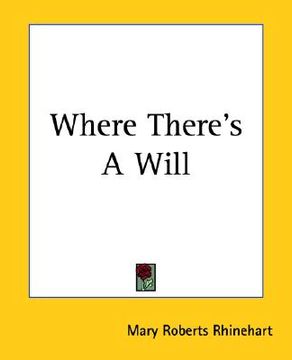 portada where there's a will (en Inglés)