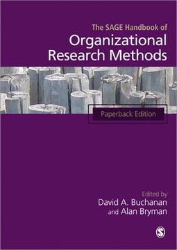 portada The Sage Handbook of Organizational Research Methods
