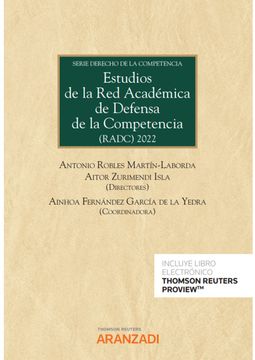 portada Estudios de la red Académica de Defensa de la Competencia (Radc) 2022 Serie Derecho de la Competencia