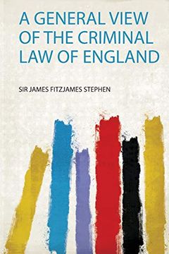 portada A General View of the Criminal law of England (in English)