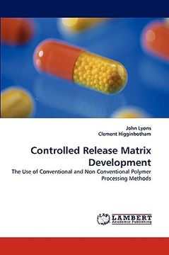 portada controlled release matrix development (in English)