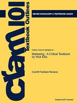 portada studyguide for marketing: a critical textbook by nick ellis, isbn 9781848608771