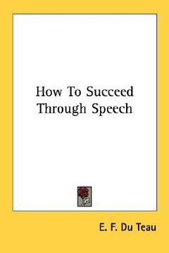 portada how to succeed through speech (in English)