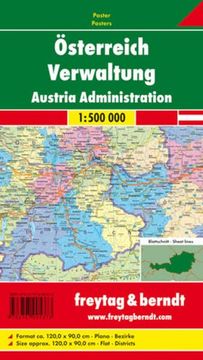 portada Austria, Administrative Wall map (en Alemán)