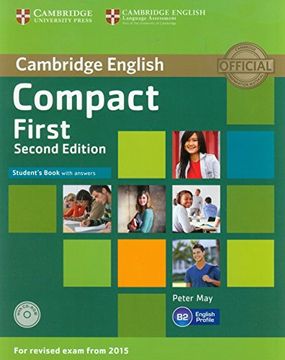 portada Compact First Student's Book With Answers With Cd-Rom Second Edition 