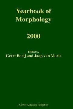 portada yearbook of morphology 2000 (en Inglés)