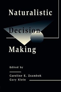 portada naturalistic decision making (en Inglés)