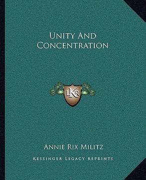 portada unity and concentration (in English)