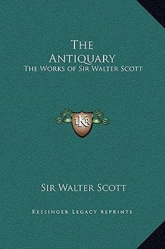 portada the antiquary: the works of sir walter scott (in English)