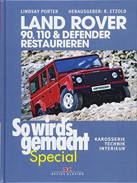 portada Land Rover 90, 110 & Defender Restaurieren (in German)