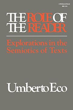 portada The Role of the Reader: Explorations in the Semiotics of Texts (Advances in Semiotics) (en Inglés)