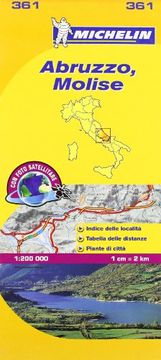 portada Michelin map Italy: Abruzzo, Molise 361 (Maps (en Italiano)