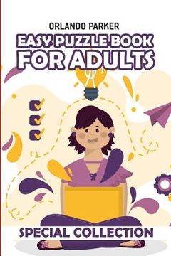 portada Easy Puzzle Book For Adults: Arrow Web Puzzles (en Inglés)