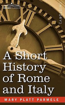 portada a short history of rome and italy (en Inglés)
