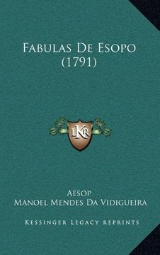 portada Fabulas de Esopo (1791) (en Portugués)
