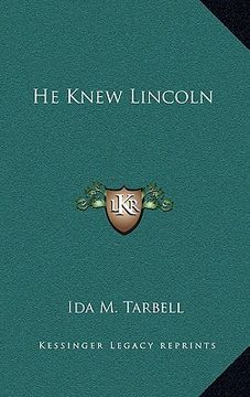 portada he knew lincoln (in English)
