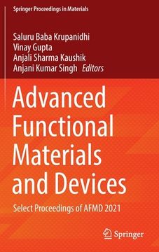 portada Advanced Functional Materials and Devices: Select Proceedings of Afmd 2021 (en Inglés)
