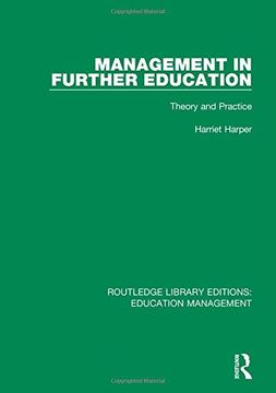 portada Management in Further Education: Theory and Practice (en Inglés)