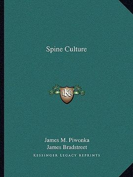 portada spine culture (in English)