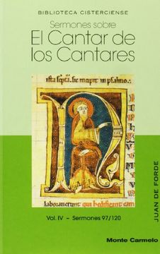 portada sermones sobre el cantar de los cantares iv (in Spanish)