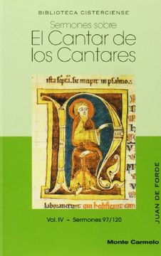 portada sermones sobre el cantar de los cantares iv