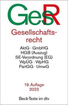 portada Gesellschaftsrecht (en Alemán)