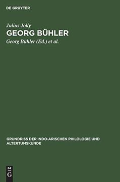 portada Georg Bühler (en Alemán)