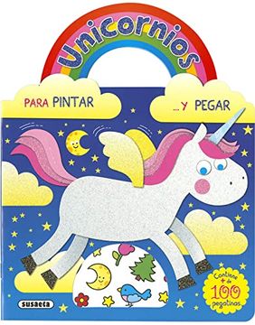 portada Unicornios Para Pintar y Pegar (Unicornios, Pintar y Pegar)