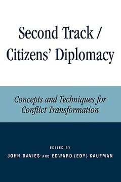 portada second track citizens' diplomacy: concepts and techniques for conflict transformation (en Inglés)