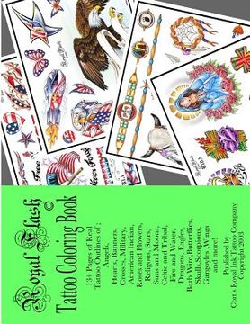 portada Royal Flash Tattoo Coloring Book: Royal Flash Tattoo Coloring Book (en Inglés)