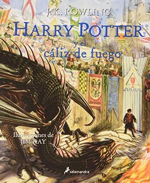 portada Harry Potter y el Caliz de Fuego (Ilustrado) (Harry Potter 4)