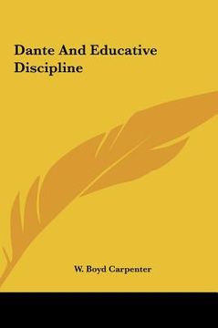portada dante and educative discipline (en Inglés)