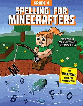 portada Spelling for Minecrafters: Grade 4 (en Inglés)