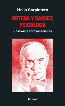 portada Ortega y Gasset, Psicólogo (in Spanish)
