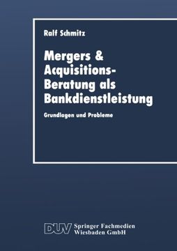 portada Mergers & Acquisitions-Beratung als Bankdienstleistung: Grundlagen und Probleme (DUV Wirtschaftswissenschaft) (German Edition)