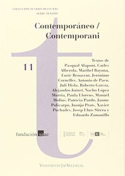 portada Contemporáneo/Contemporani (Colección teatro siglo XXI)