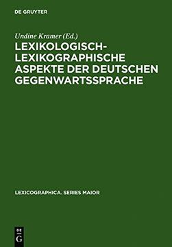 portada Lexikologisch-lexikographische Aspekte der deutschen Gegenwartssprache (M & P Schriftenreihe Fur Wissenschaft Und Forschung) (German Edition)