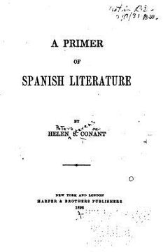 portada A Primer of Spanish Literature (en Inglés)