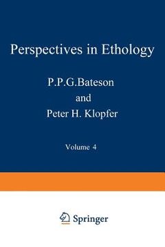 portada Perspectives in Ethology: Volume 4 Advantages of Diversity (en Inglés)