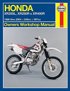 portada Honda XR250L, XR250R & XR400R 1986 thru 2004: 249cc, 397xx (Owners' Workshop Manual)