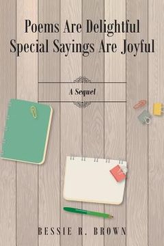 portada Poems are Delightful Special Sayings are Joyful (en Inglés)