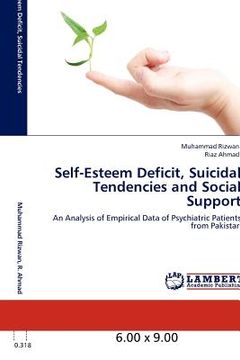 portada self-esteem deficit, suicidal tendencies and social support (en Inglés)