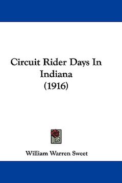portada circuit rider days in indiana (1916)