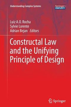 portada Constructal Law and the Unifying Principle of Design (en Inglés)