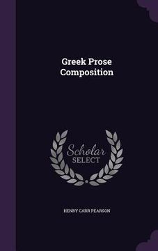 portada Greek Prose Composition (en Inglés)