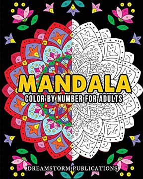 portada Mandala Color by Number for Adults (en Inglés)