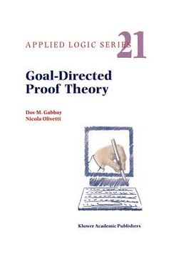 portada goal-directed proof theory (en Inglés)