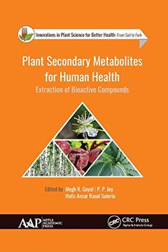 portada Plant Secondary Metabolites for Human Health (Innovations in Plant Science for Better Health) 