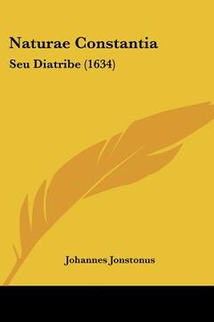 portada Naturae Constantia: Seu Diatribe (1634) (en Latin)